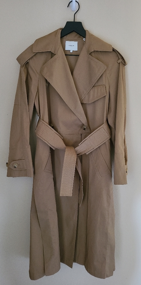 NWT Vince Belted Trench Coat Size S